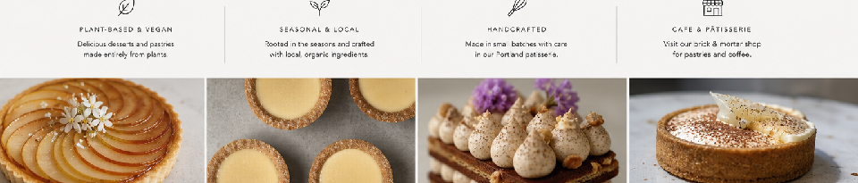 Assorted pastry box from orange blossom co